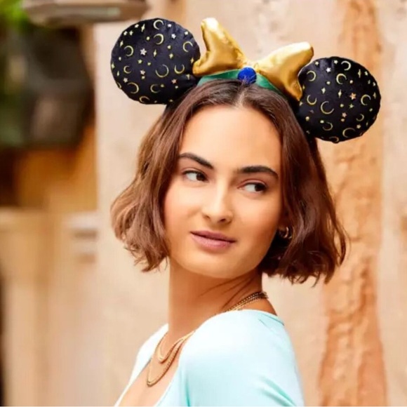 Disney Parks Authentic Jasmine Ear Headband by BaubleBar Jeweled Tiara Aladdin - Picture 1 of 6